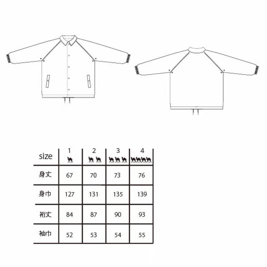 【予約】コーチジャケット Heavy ブラック w/OLD MOUNTAIN