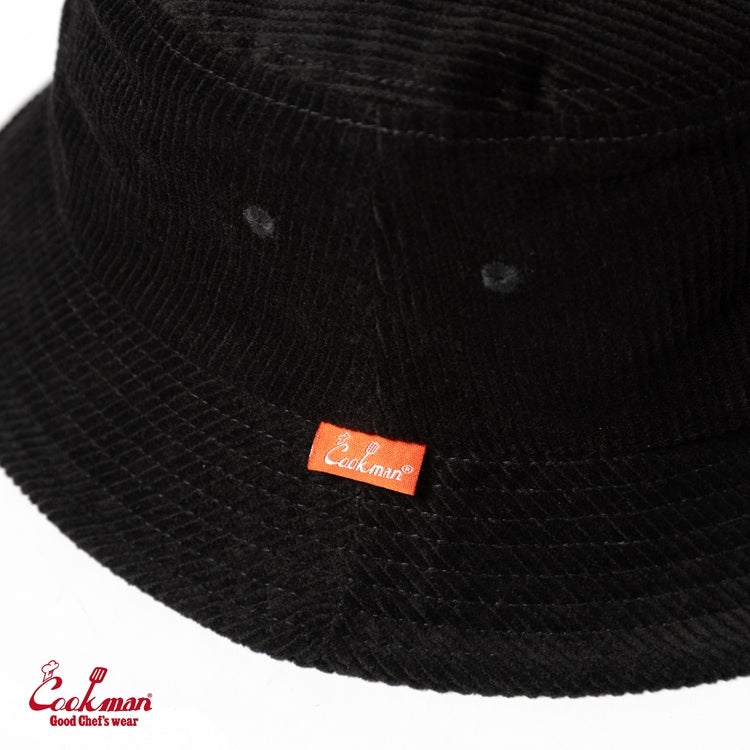 バケットハット Bucket Hat Corduroy Black 233-53150