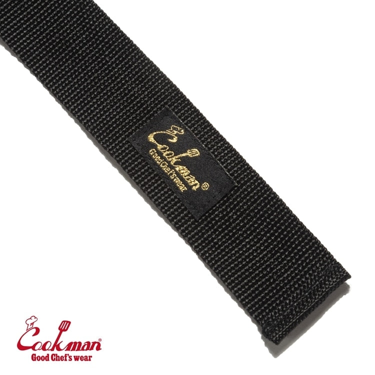 シェフパンツ Chef Pants SemiwideBlack Belt Corduroy Black 231-53827