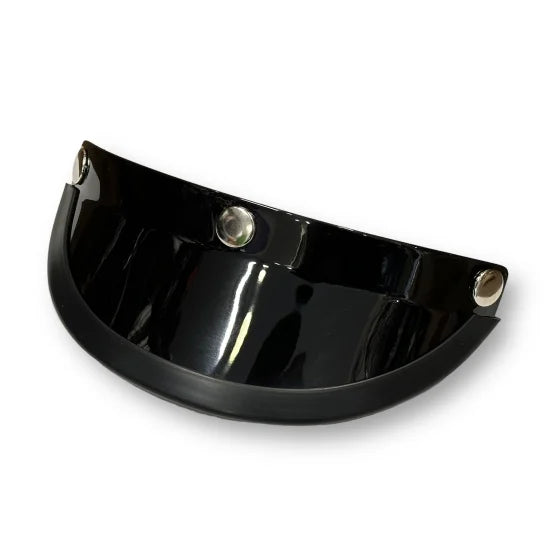 DRAGSTER LEATHER TRIM HELMET BLACK