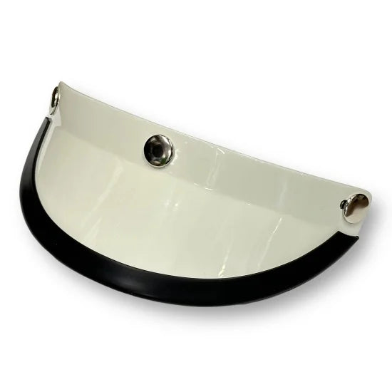 DRAGSTER LEATHER TRIM HELMET WHITE