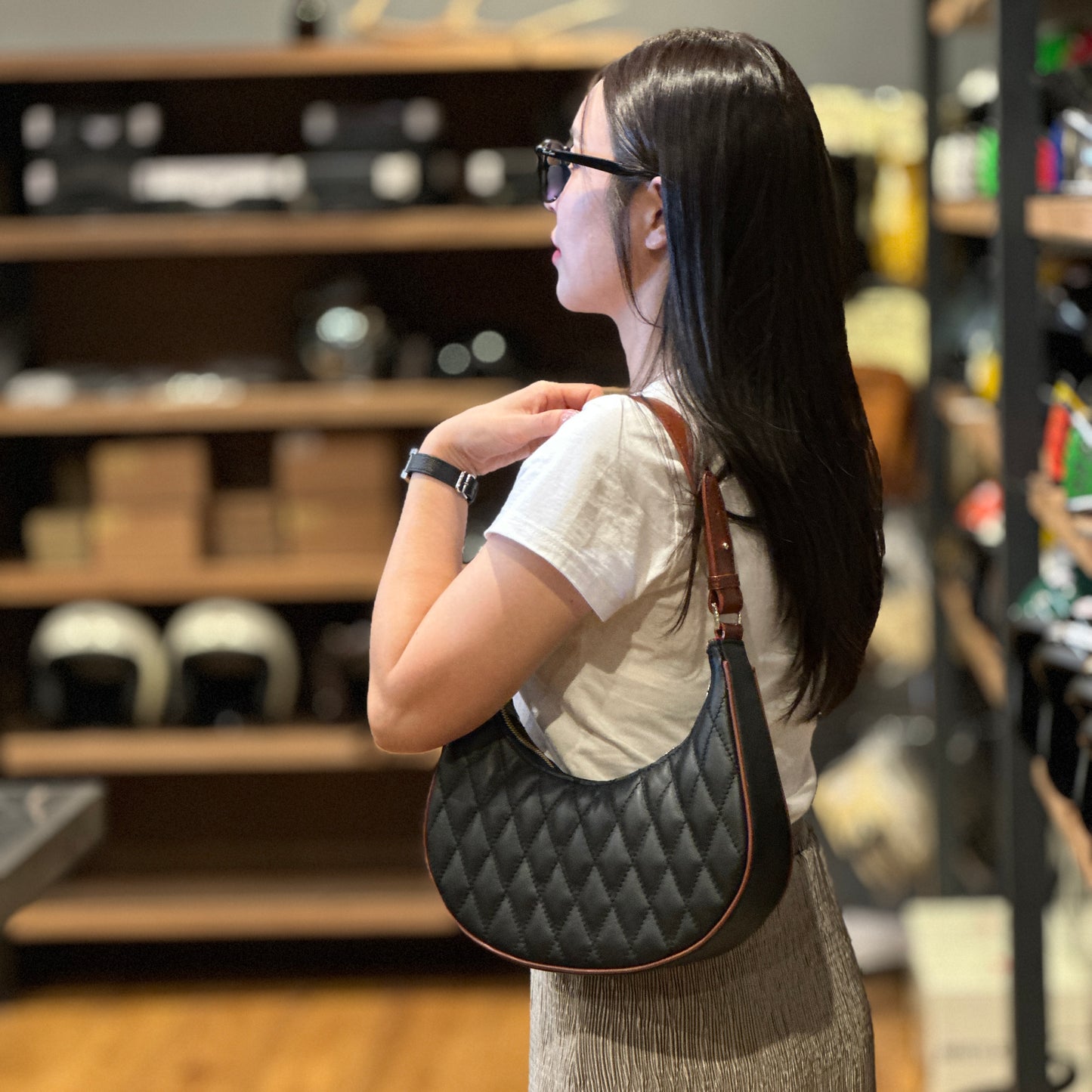 Lady cradle bag (black)