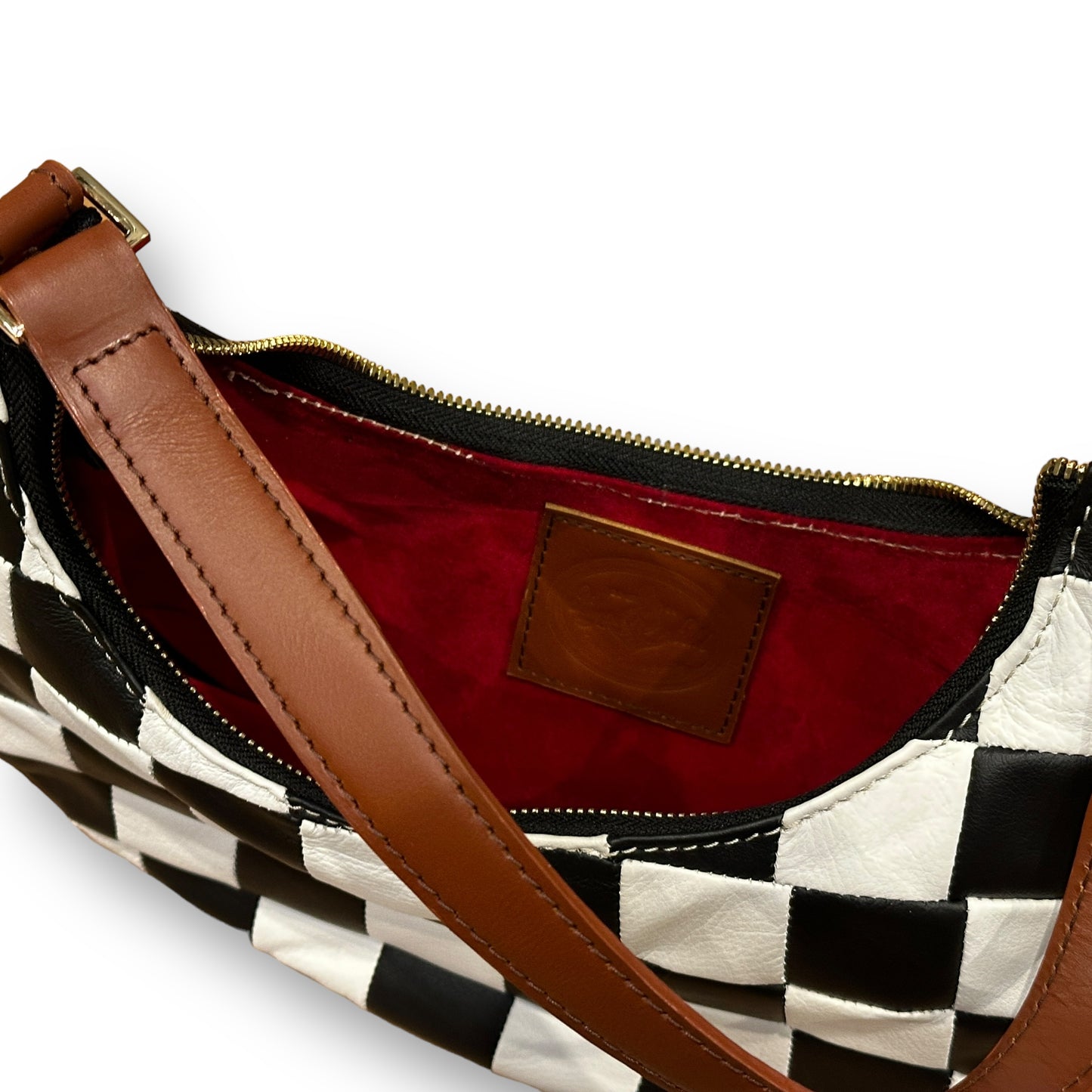 Lady cradle bag (checkerboard)