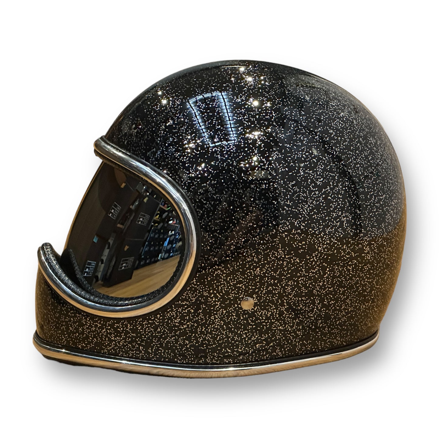 SPACE HELMET FINAL EDITION BLACK FLAKE スペースヘルメット 黒ラメ ブラックラメ