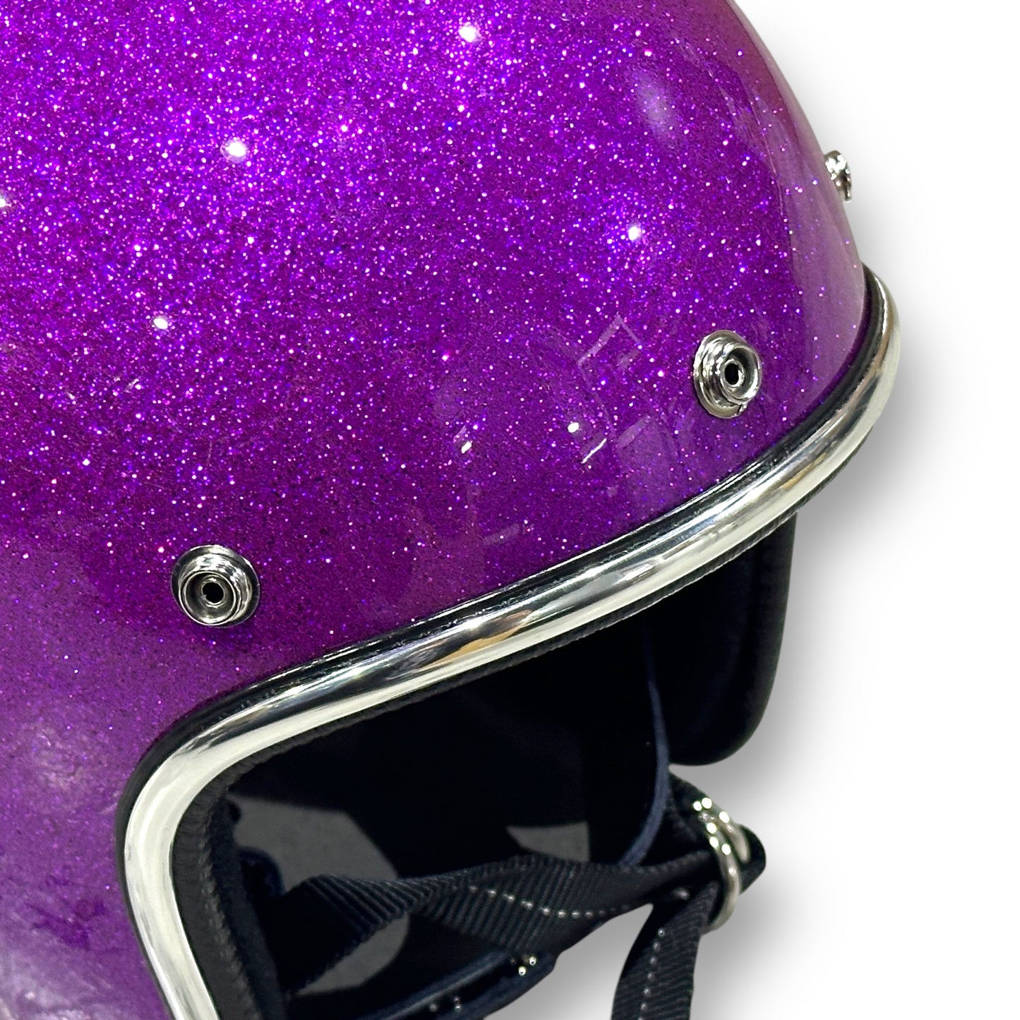 GLITTER 3/4 HELMET グリッターヘルメット PURPLE/パープル