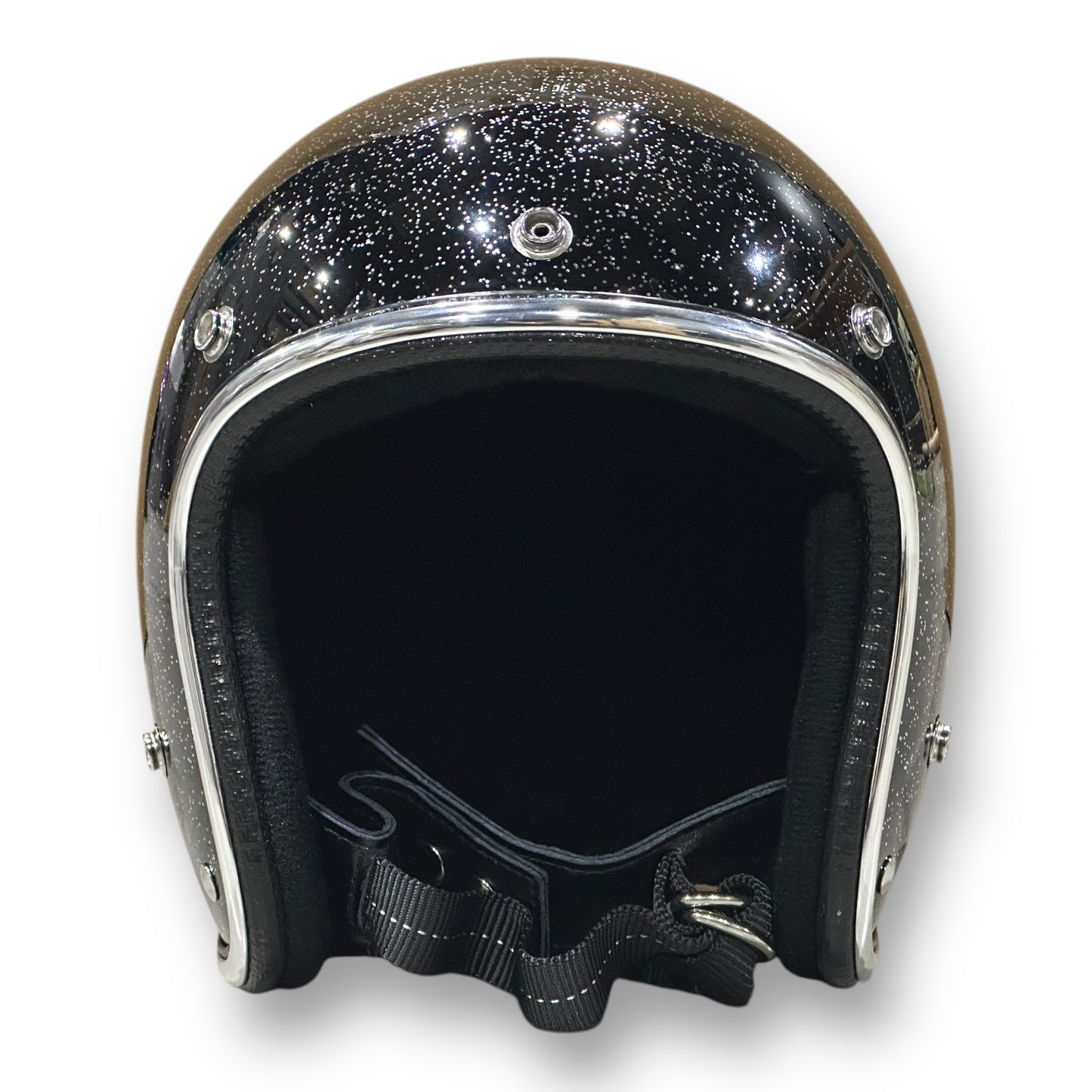 GLITTER 3/4 HELMET グリッターヘルメット BLACK/黒