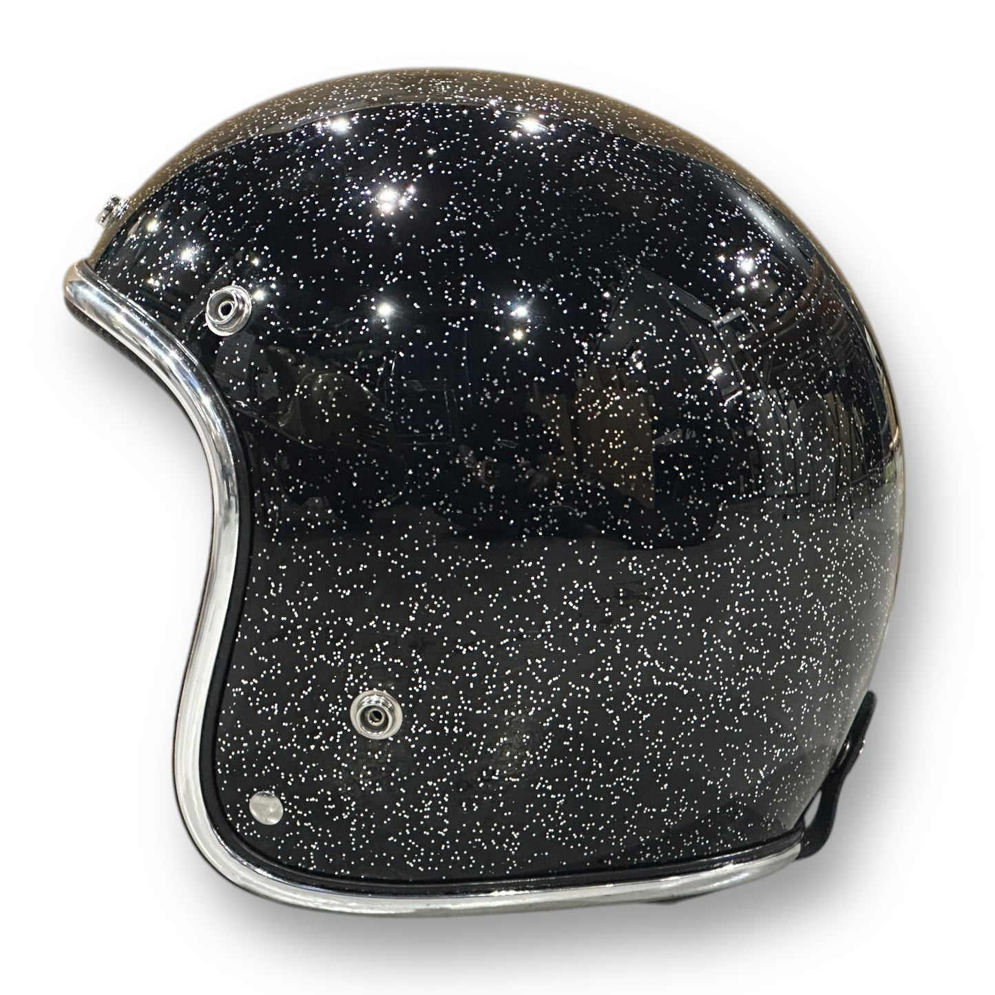 GLITTER 3/4 HELMET グリッターヘルメット BLACK/黒