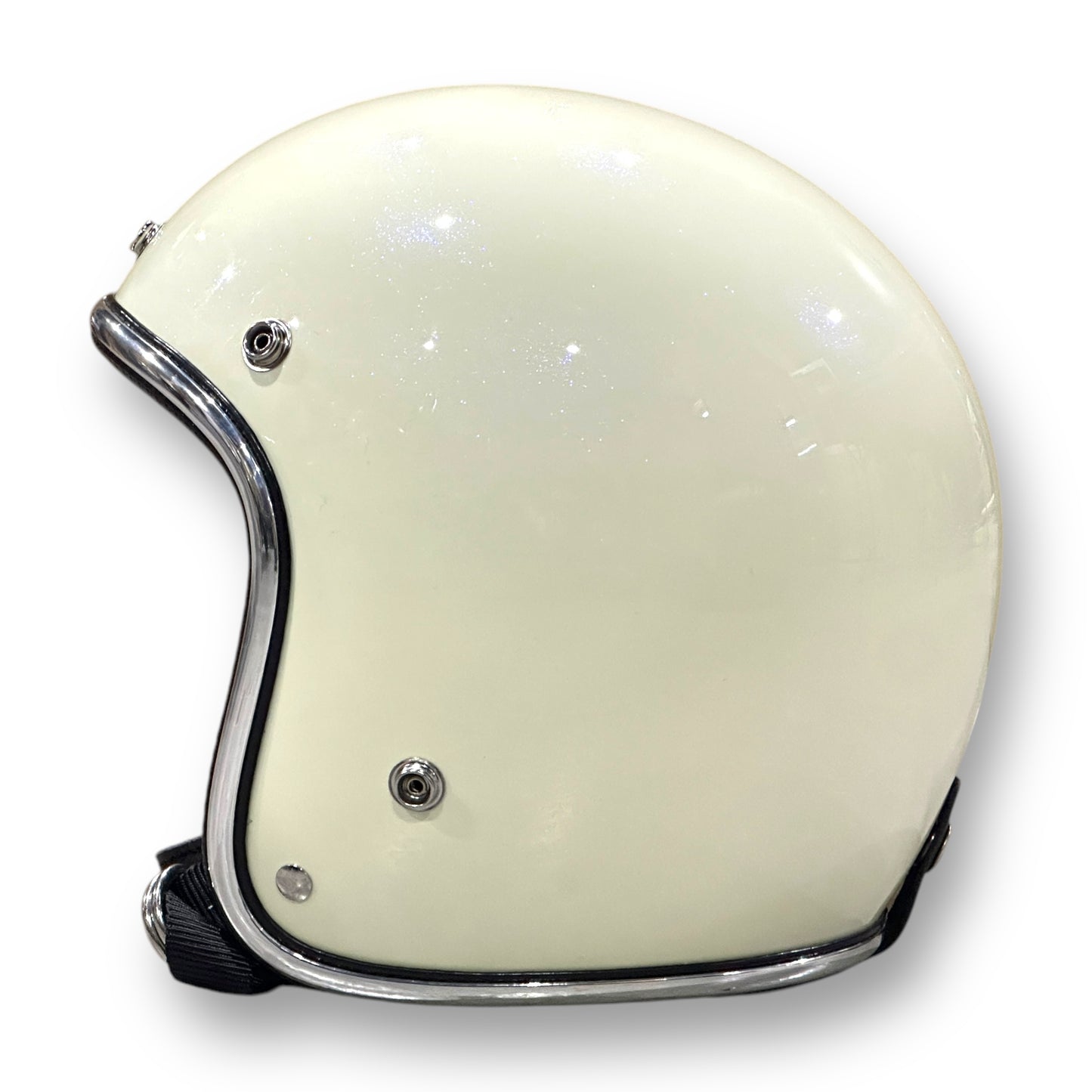 GLITTER 3/4 HELMET グリッターヘルメット WHITE/白