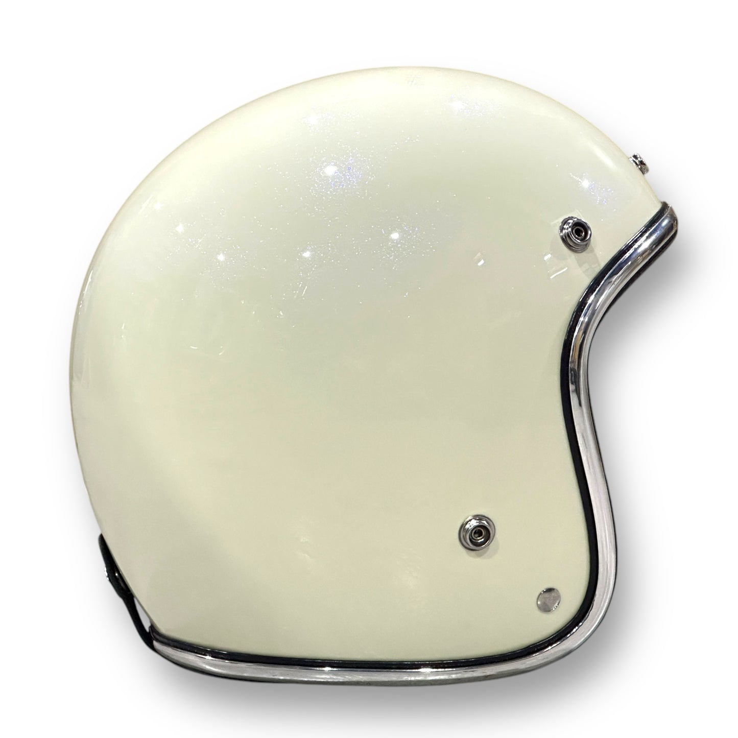 GLITTER 3/4 HELMET グリッターヘルメット WHITE/白