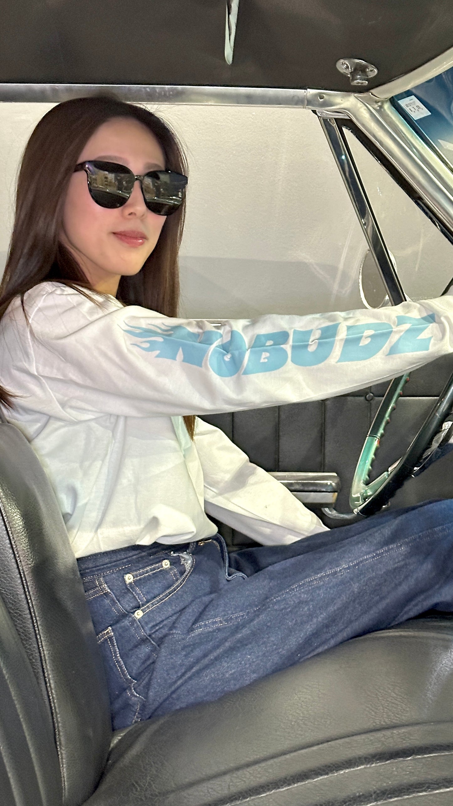 REVIVAL NOBUDZ LONG SLEEVE TEE WHITE