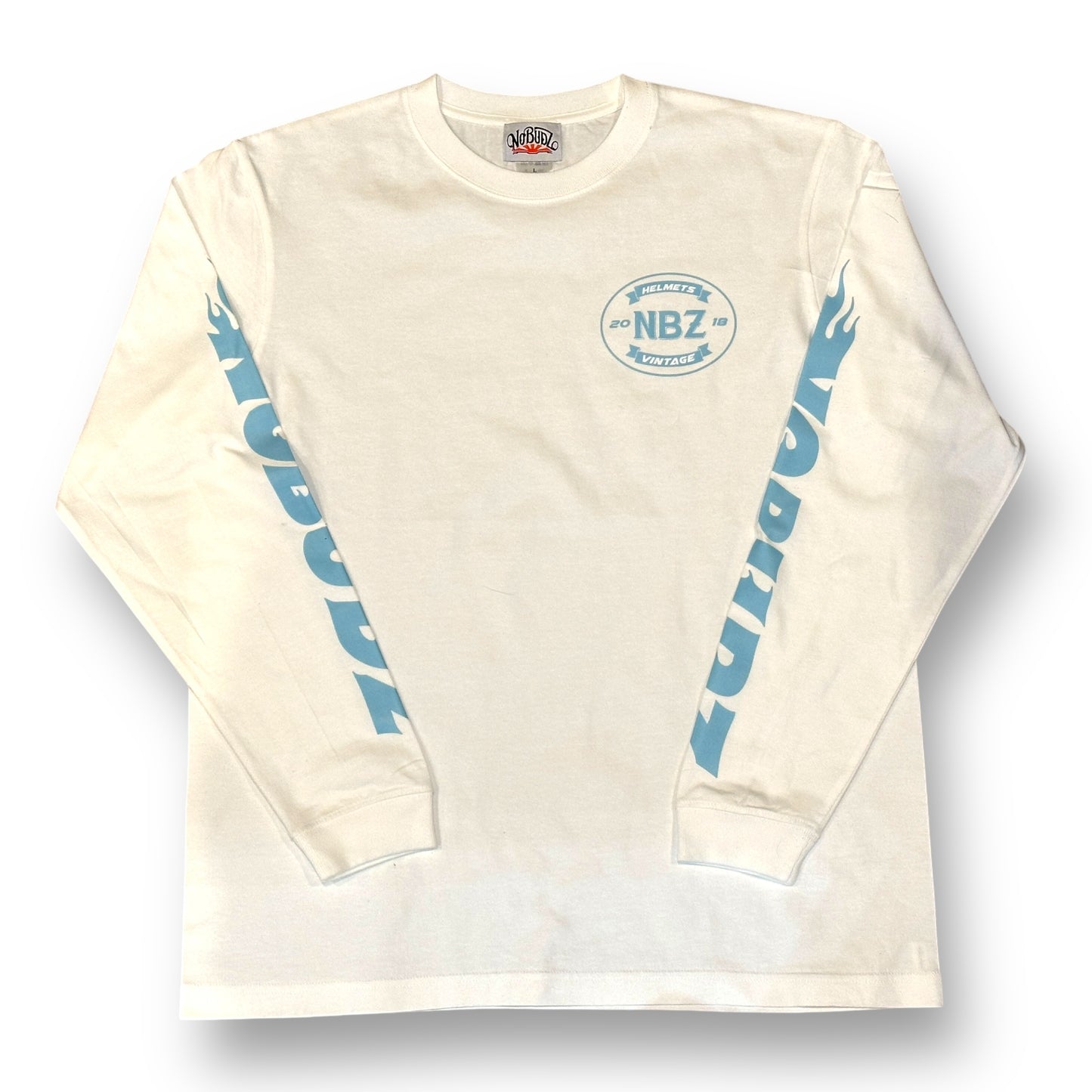 REVIVAL NOBUDZ LONG SLEEVE TEE WHITE