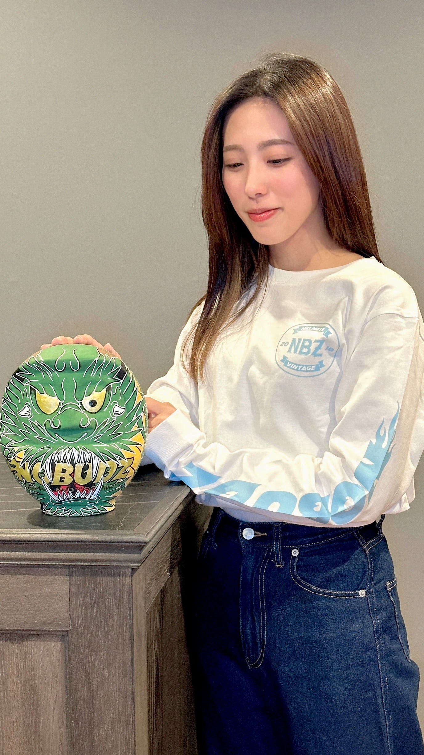 REVIVAL NOBUDZ LONG SLEEVE TEE WHITE
