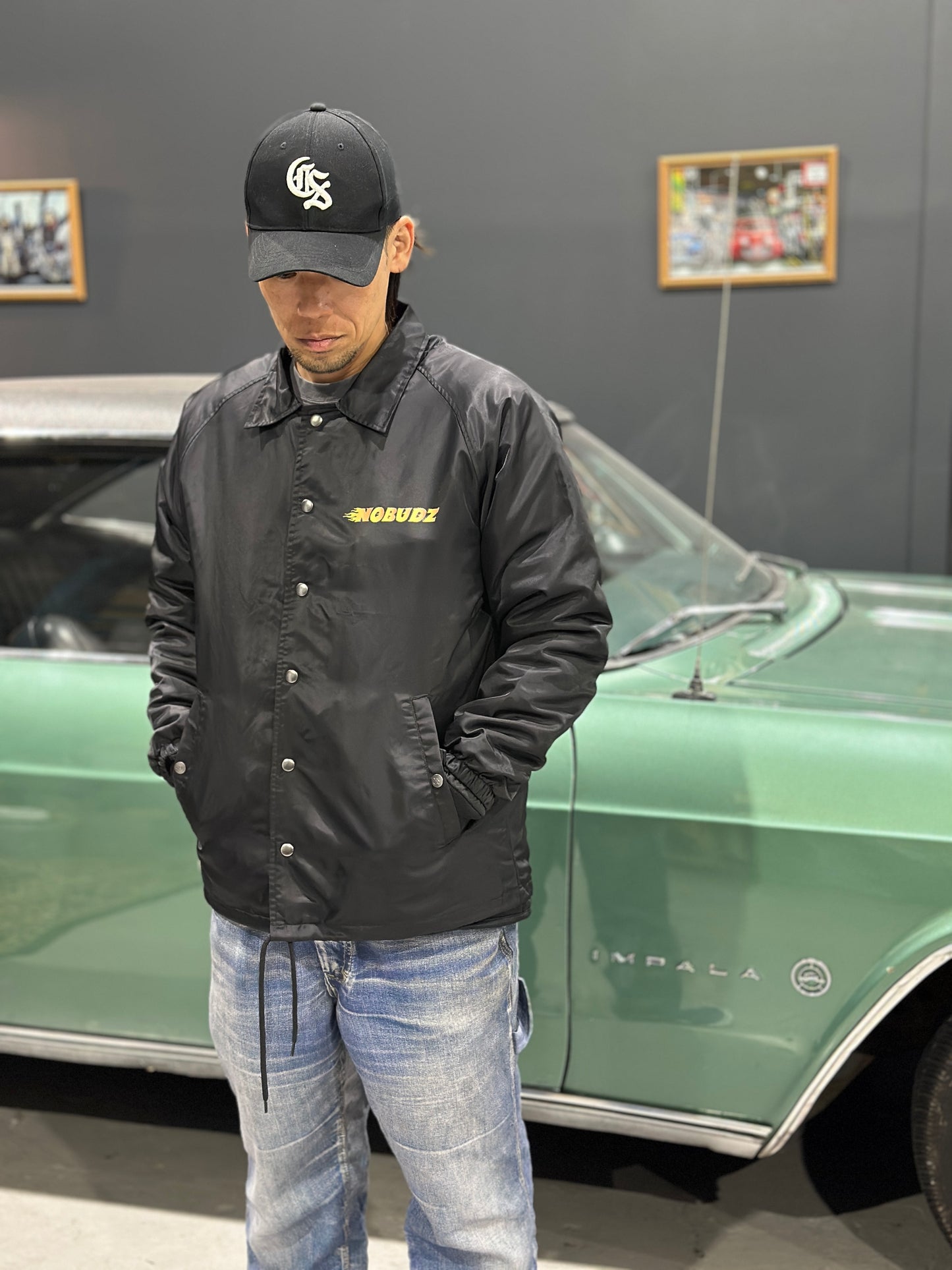 電熱コーチジャケット BEETLE x NOBUDZ