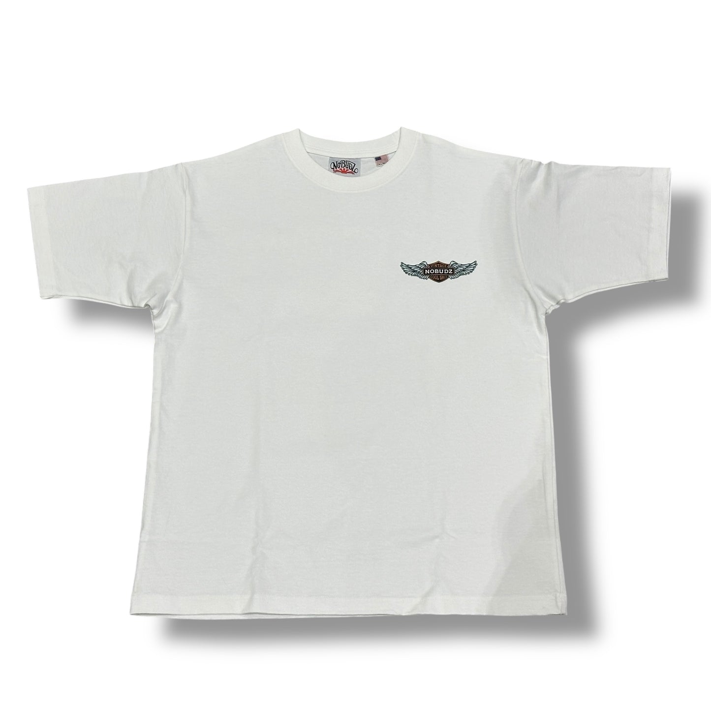 NOBUDZ M字LADY TEE WHITE