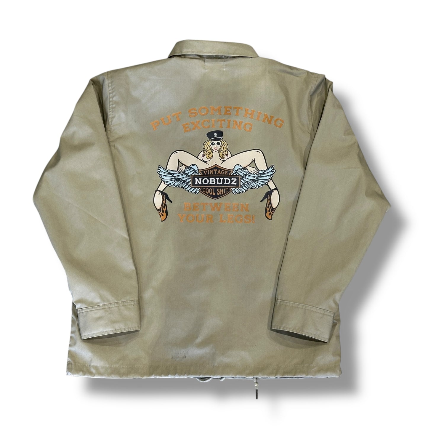 NOBUDZ M字LADY T/C コーチジャケット ベージュ