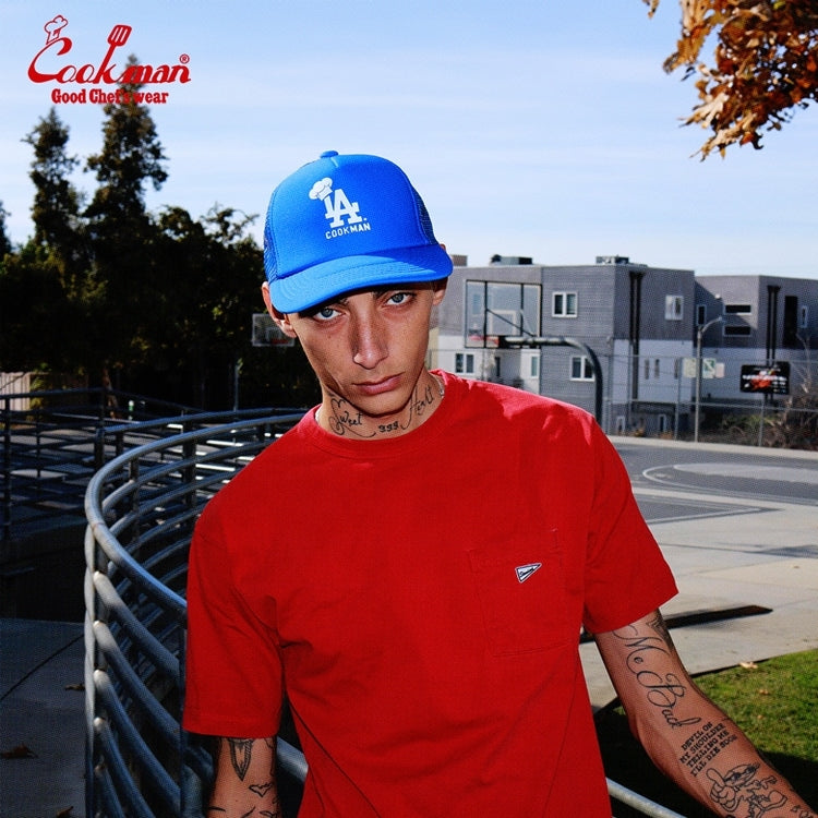 キャップ Mesh Cap Chef Hat LA Blue 233-41187