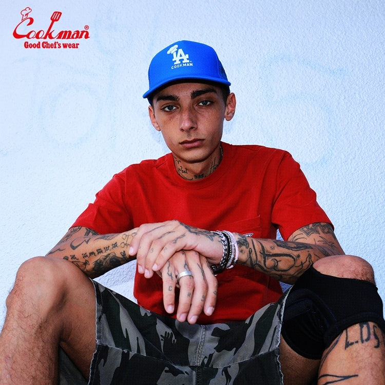キャップ Mesh Cap Chef Hat LA Blue 233-41187