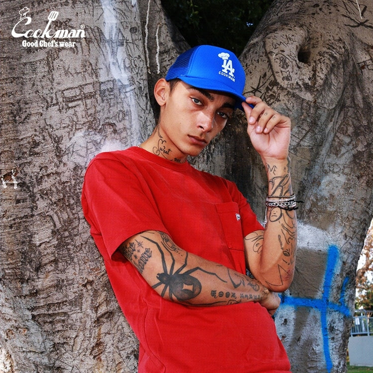 キャップ Mesh Cap Chef Hat LA Blue 233-41187