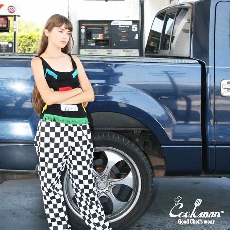 シェフパンツ Chef Pants Checker Black 231-32831