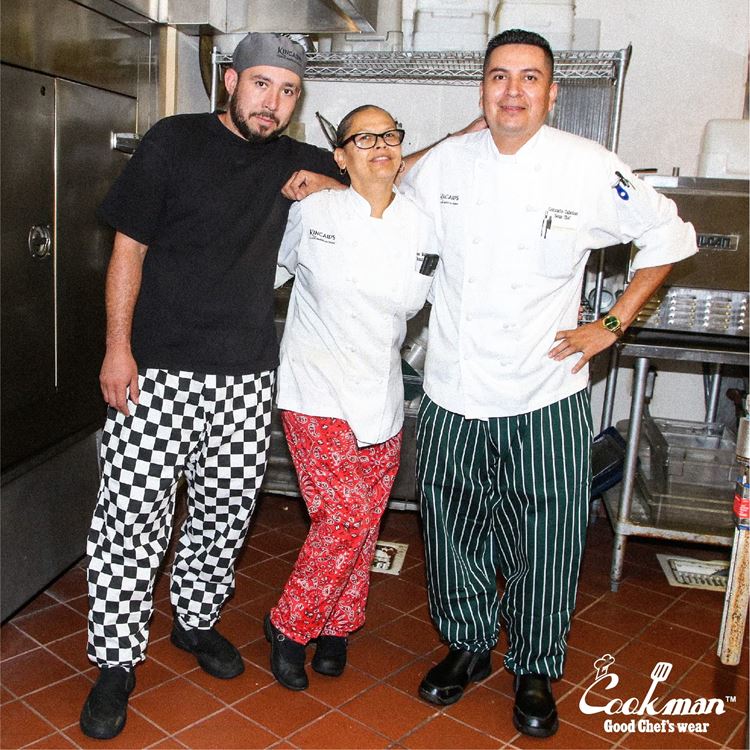 シェフパンツ Chef Pants Checker Black 231-32831