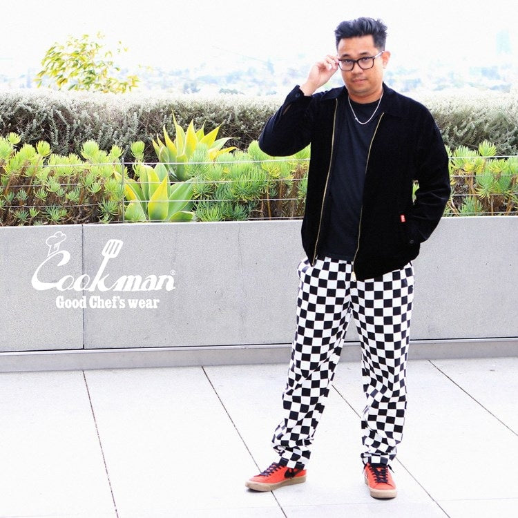 シェフパンツ Chef Pants Checker Black 231-32831