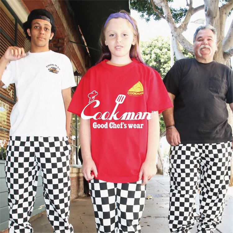 シェフパンツ Chef Pants Checker Black 231-32831