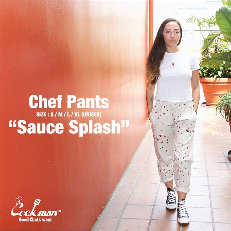 シェフパンツ Chef Pants Sauce Splash 231-32854