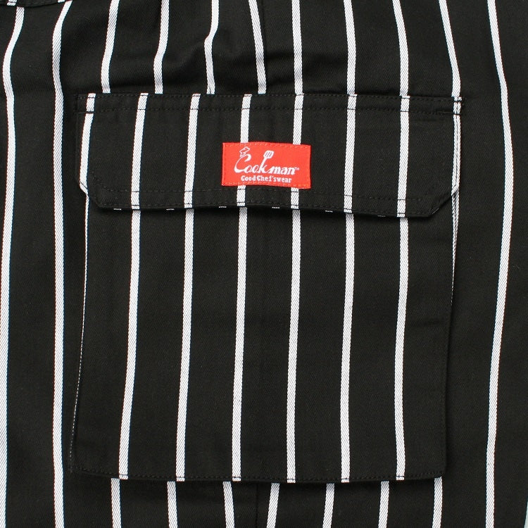 シェフパンツ Chef Pants Cargo Stripe Black 231-93885