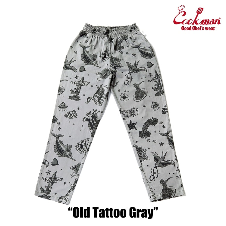 シェフパンツ Chef Pants Old Tattoo Gray 231-51804