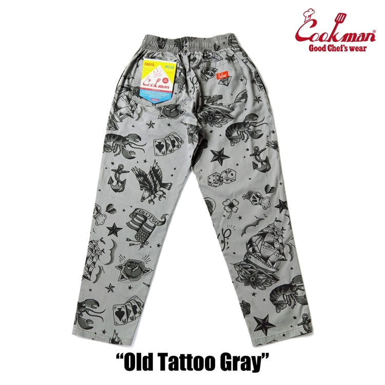 シェフパンツ Chef Pants Old Tattoo Gray 231-51804