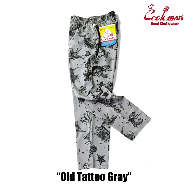 シェフパンツ Chef Pants Old Tattoo Gray 231-51804