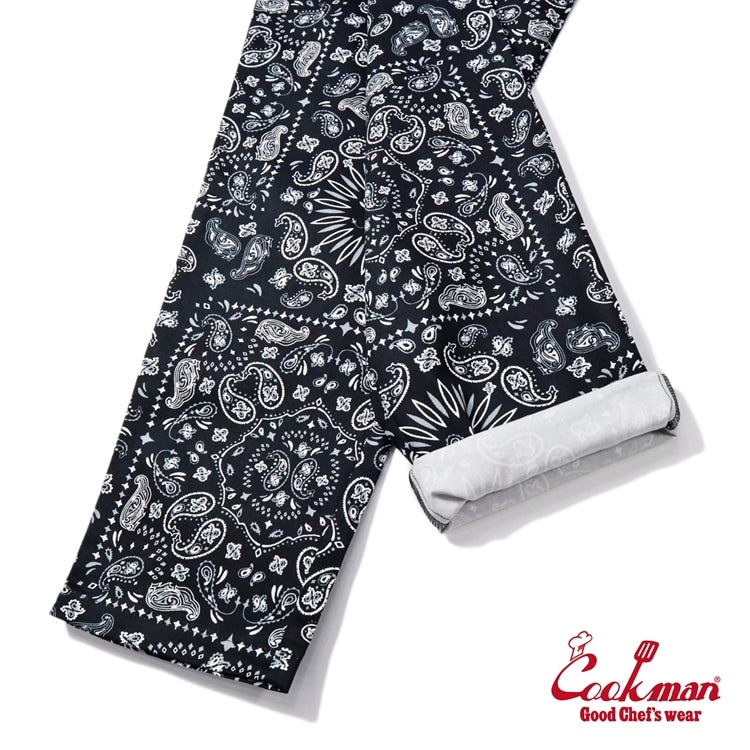 シェフパンツ Chef Pants Paisley Black 231-32832