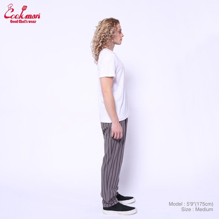 シェフパンツ Chef Pants Stripe Highway Gray 231-41819