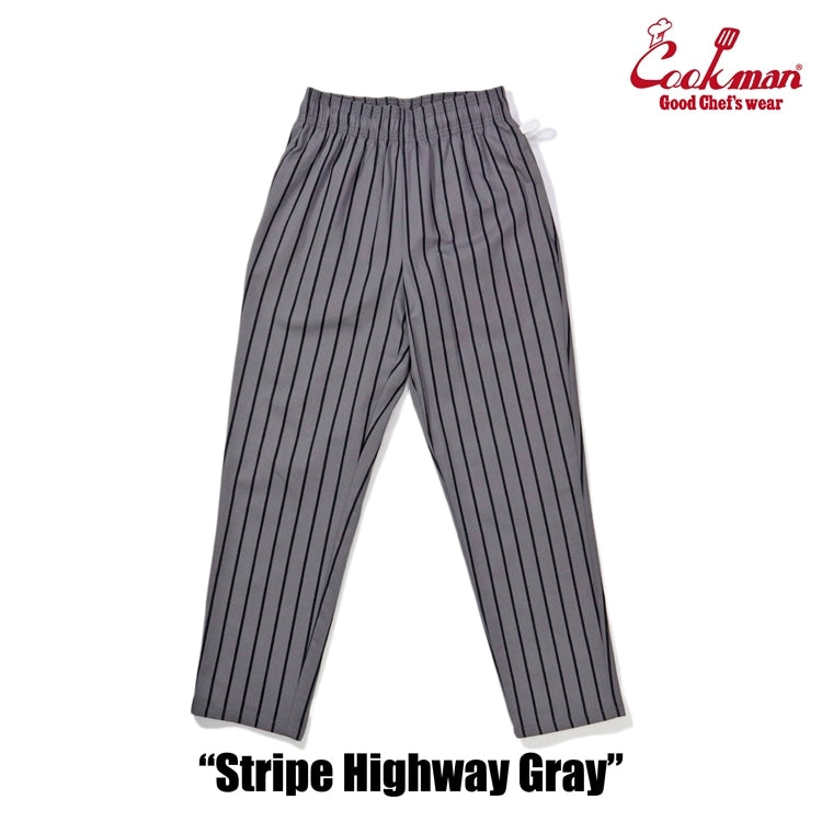 シェフパンツ Chef Pants Stripe Highway Gray 231-41819