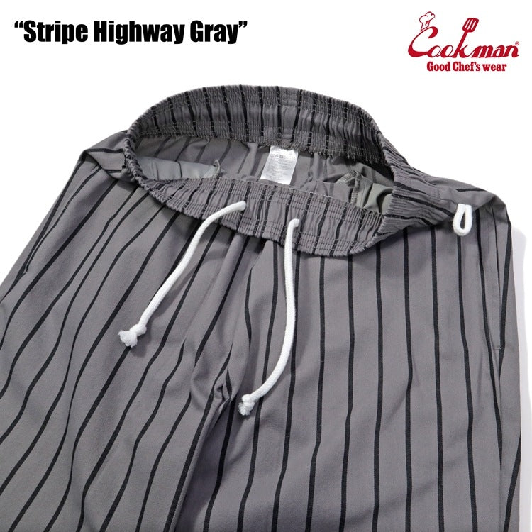 シェフパンツ Chef Pants Stripe Highway Gray 231-41819