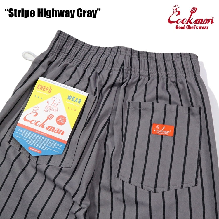 シェフパンツ Chef Pants Stripe Highway Gray 231-41819