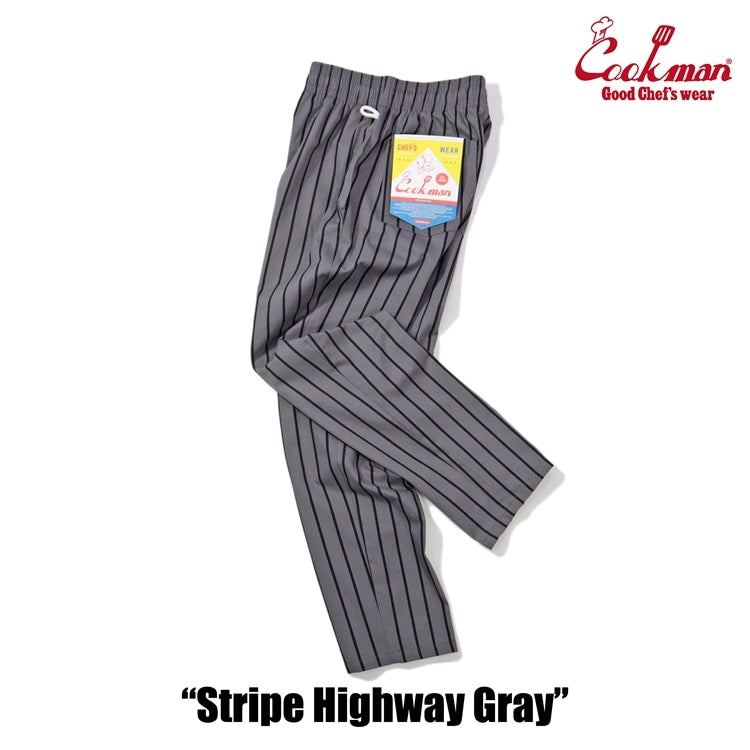 シェフパンツ Chef Pants Stripe Highway Gray 231-41819