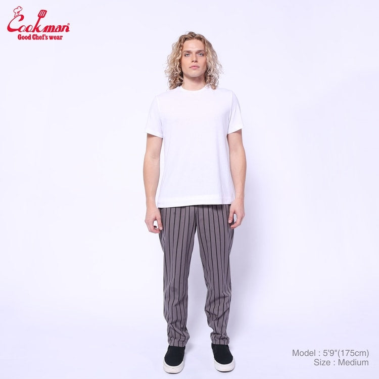 シェフパンツ Chef Pants Stripe Highway Gray 231-41819
