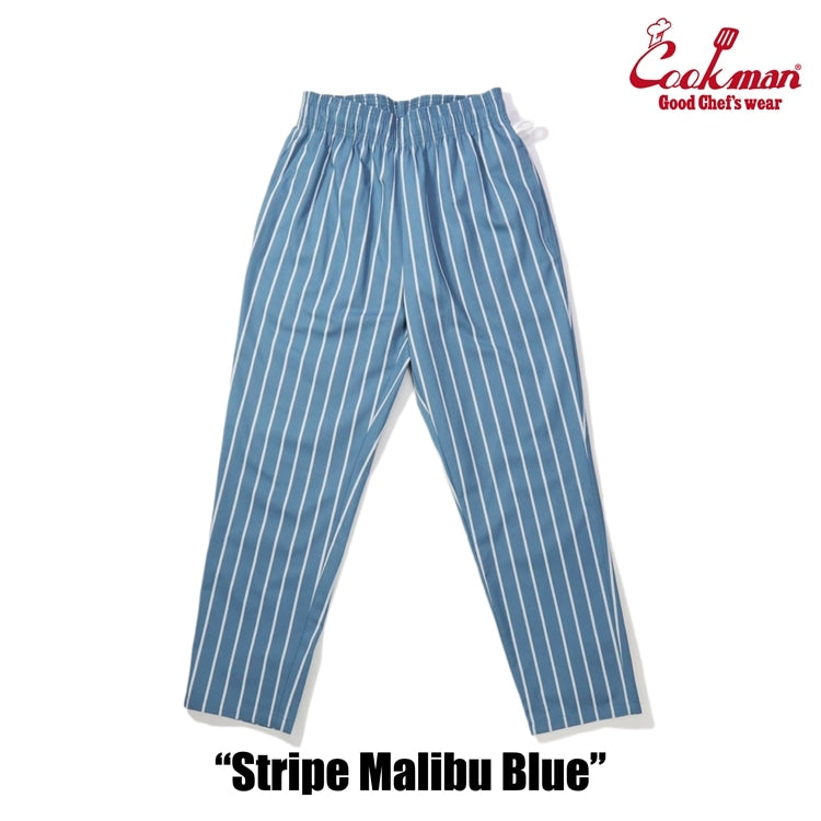 シェフパンツ Chef Pants Stripe Malibu Blue 231-41817