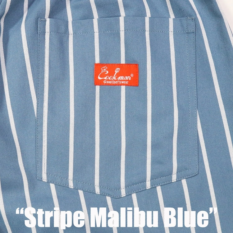 シェフパンツ Chef Pants Stripe Malibu Blue 231-41817
