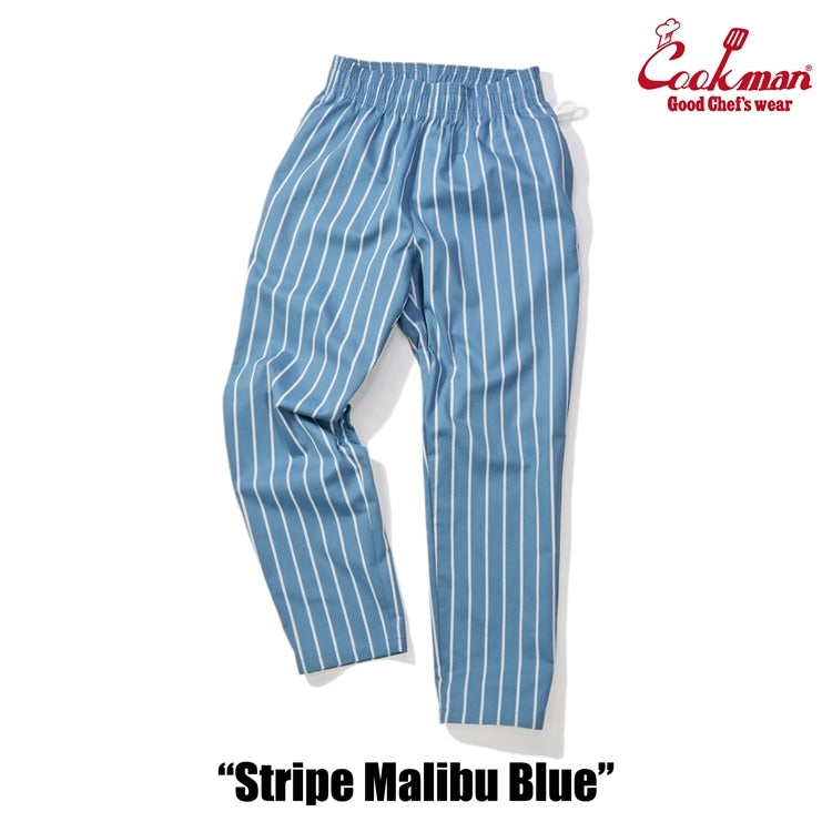 シェフパンツ Chef Pants Stripe Malibu Blue 231-41817
