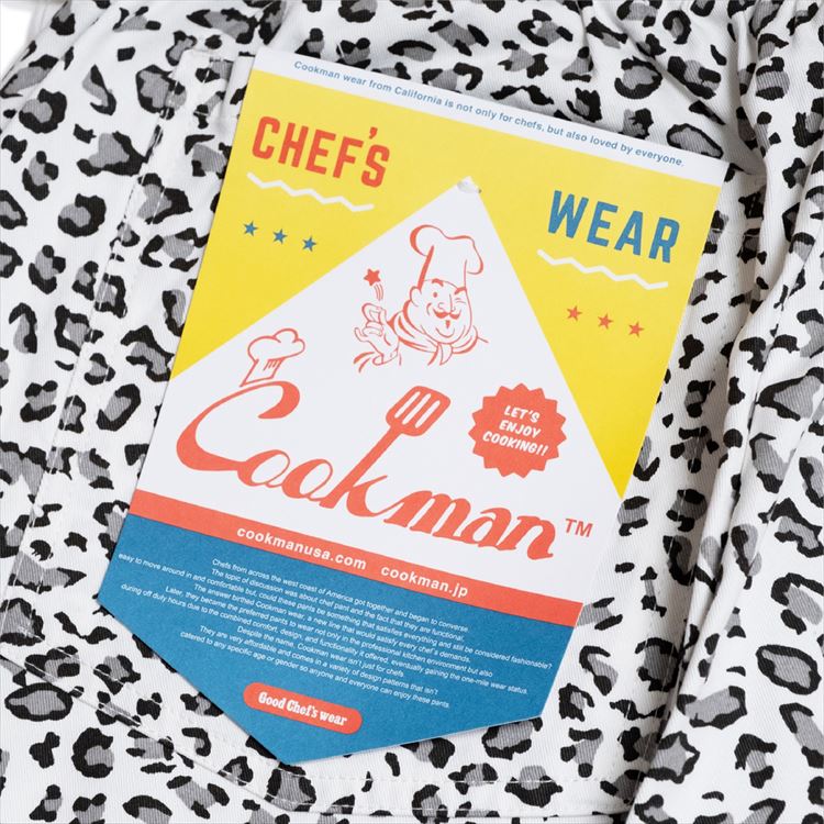 シェフパンツ Chef Pants Snow Leopard 231-32867