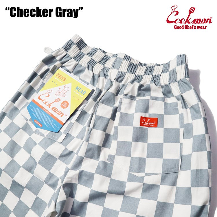 シェフパンツ Chef Pants Short Checker Gray 231-31940