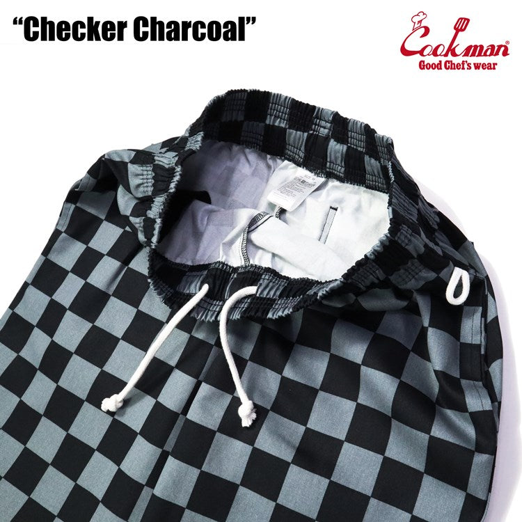 シェフパンツ Chef Pants Short Checker Charcoal 231-31939