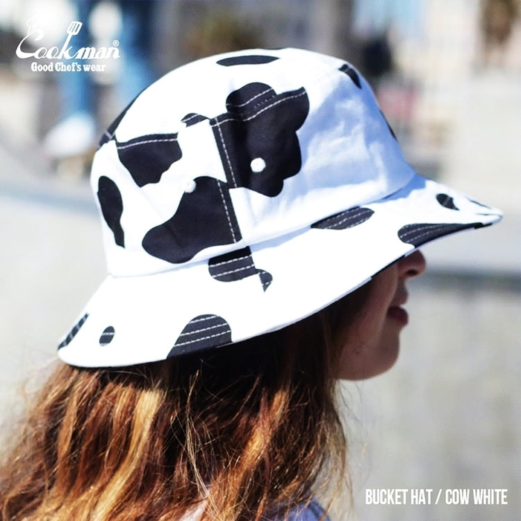 バケットハット Bucket Hat Cow White 233-31170
