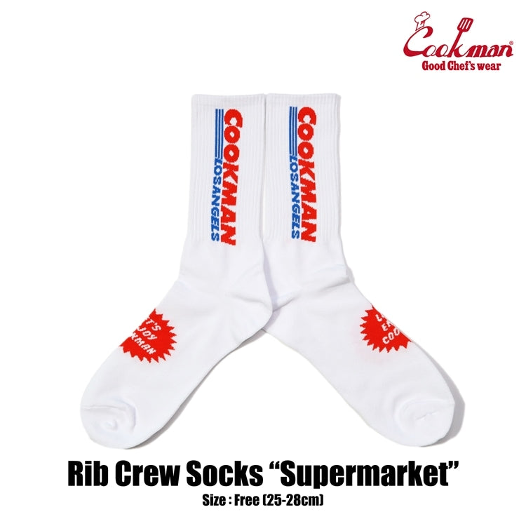 ソックス Rib Crew Socks Supermarket 233-51976
