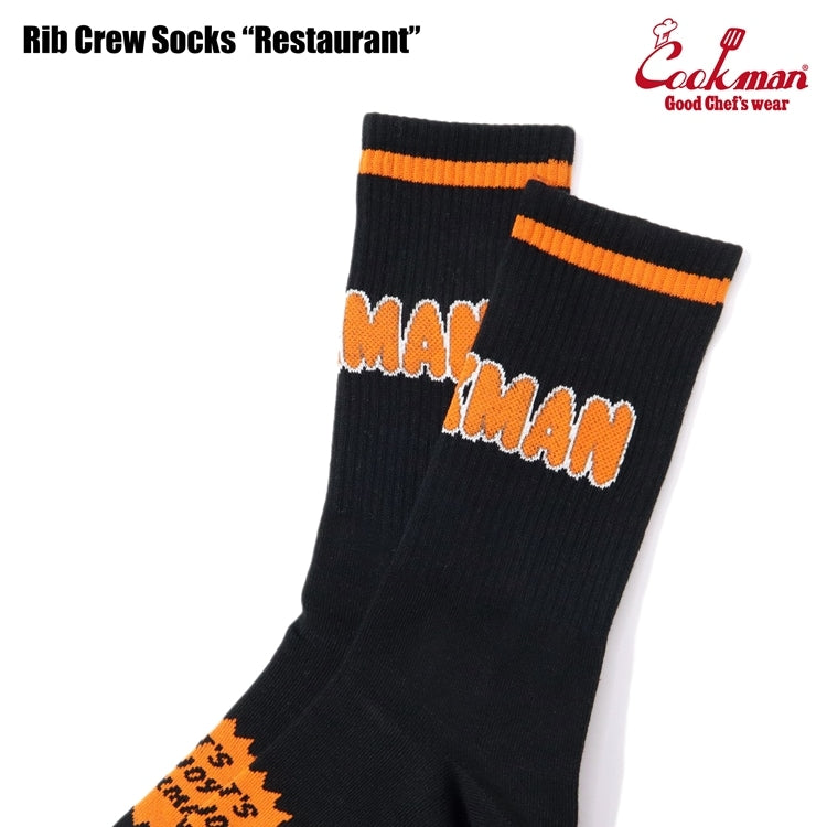 ソックス Rib Crew Socks Restaurant 233-51975