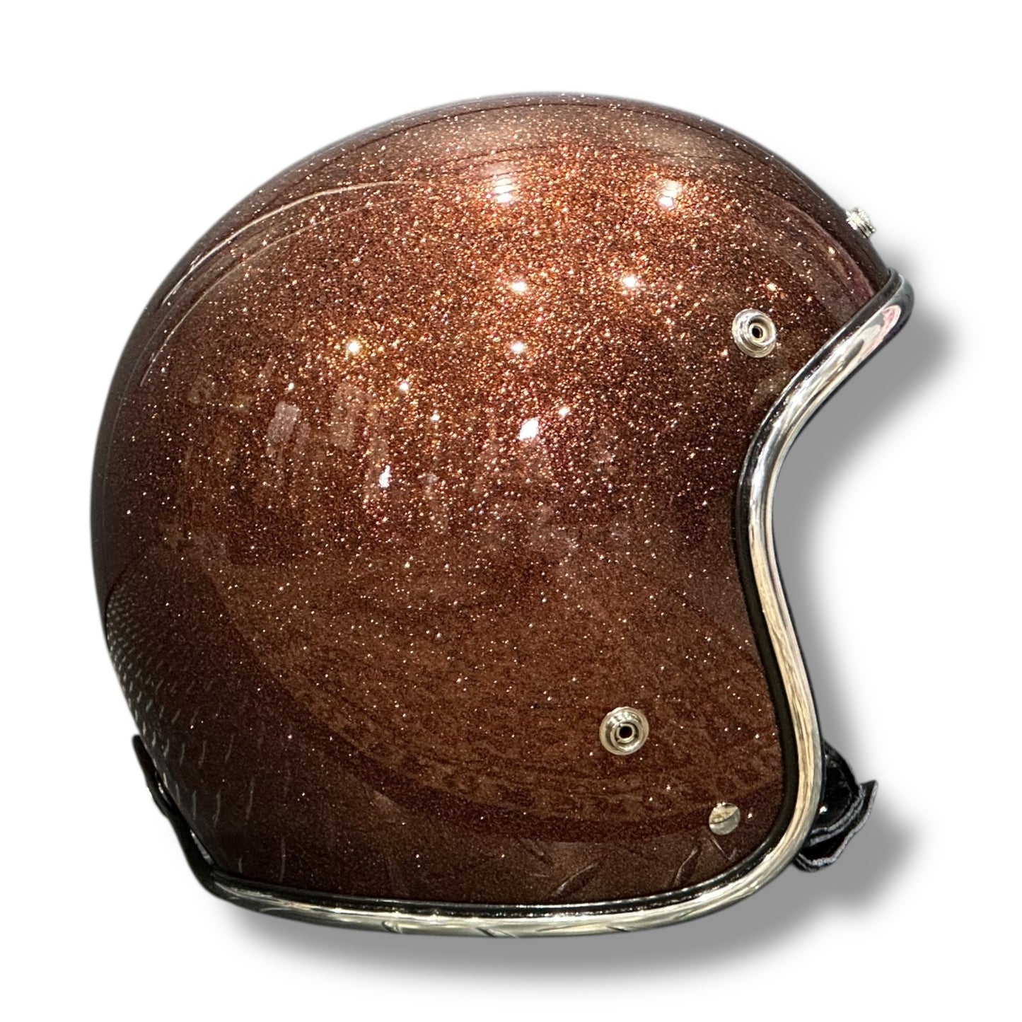 GLITTER 3/4 HELMET グリッターヘルメット BROWN/茶色