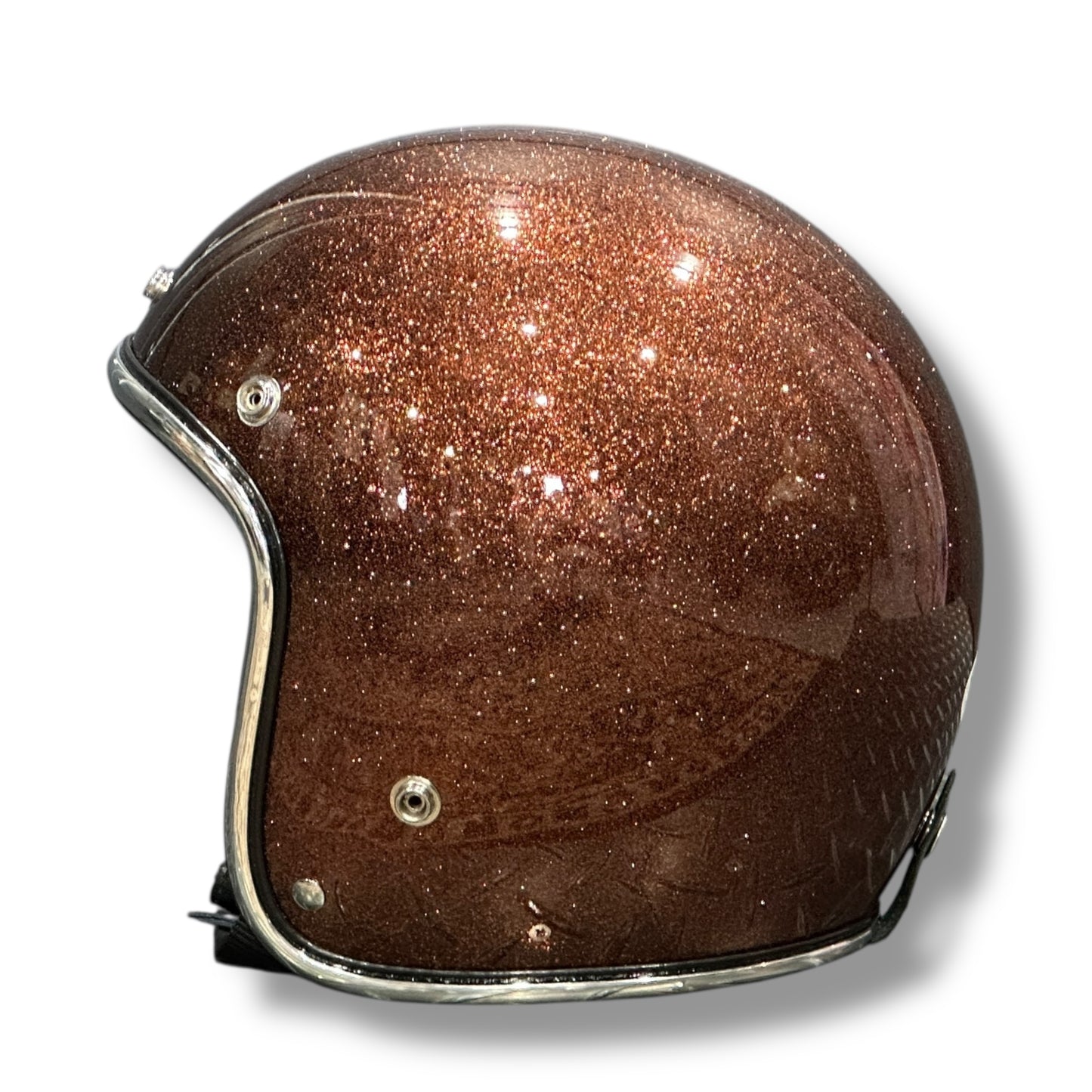 GLITTER 3/4 HELMET グリッターヘルメット BROWN/茶色