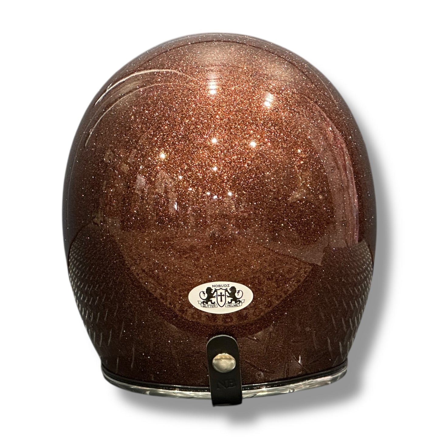 GLITTER 3/4 HELMET グリッターヘルメット BROWN/茶色